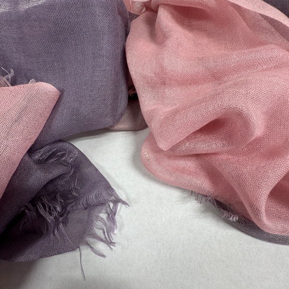 Jim Thompson Purple/Pink Scarf Shawl 82" x 35" - NEW in Bag. - Picture 12 of 14